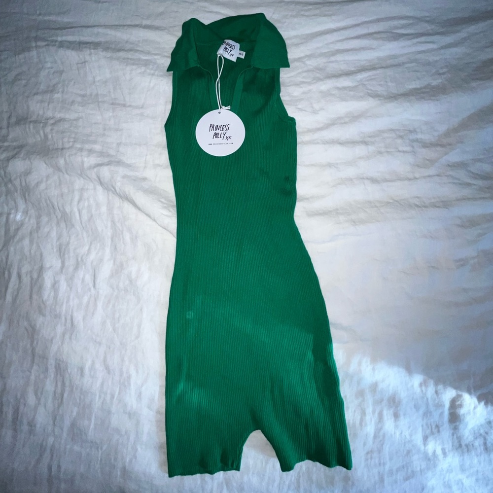 Mayree playsuit / Green romper